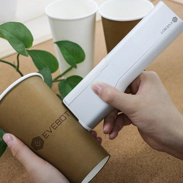 Portable PrintPen Handheld Printer Inkjet Pen Tattoo Printing Machine Compatible with Android/iOS Smartphone for Surfaces DIY