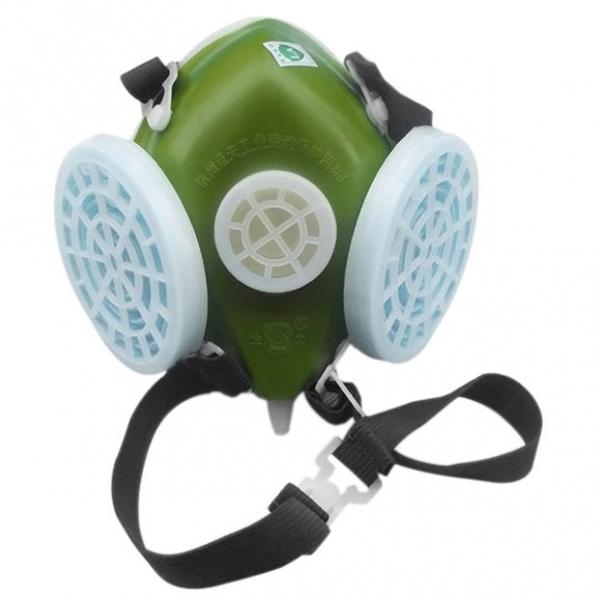 Shengli 301-XK Industrial Anti-Dust Spray Paint Mask Respirator Army Green
