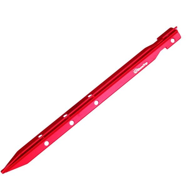 ShineTrip 25cm Triangular Aluminum Alloy Tent Peg Tent Stake Camping Beach Ground Accessories Equipment Red