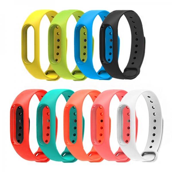 Replacement Silicone Wrist Strap Wristband Bracelet for XIAOMI MI Band 2 Black