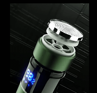 New Alloy 8D Metal Electric Shaver Portable Digital Display Waterproof Smart Fast Charge
