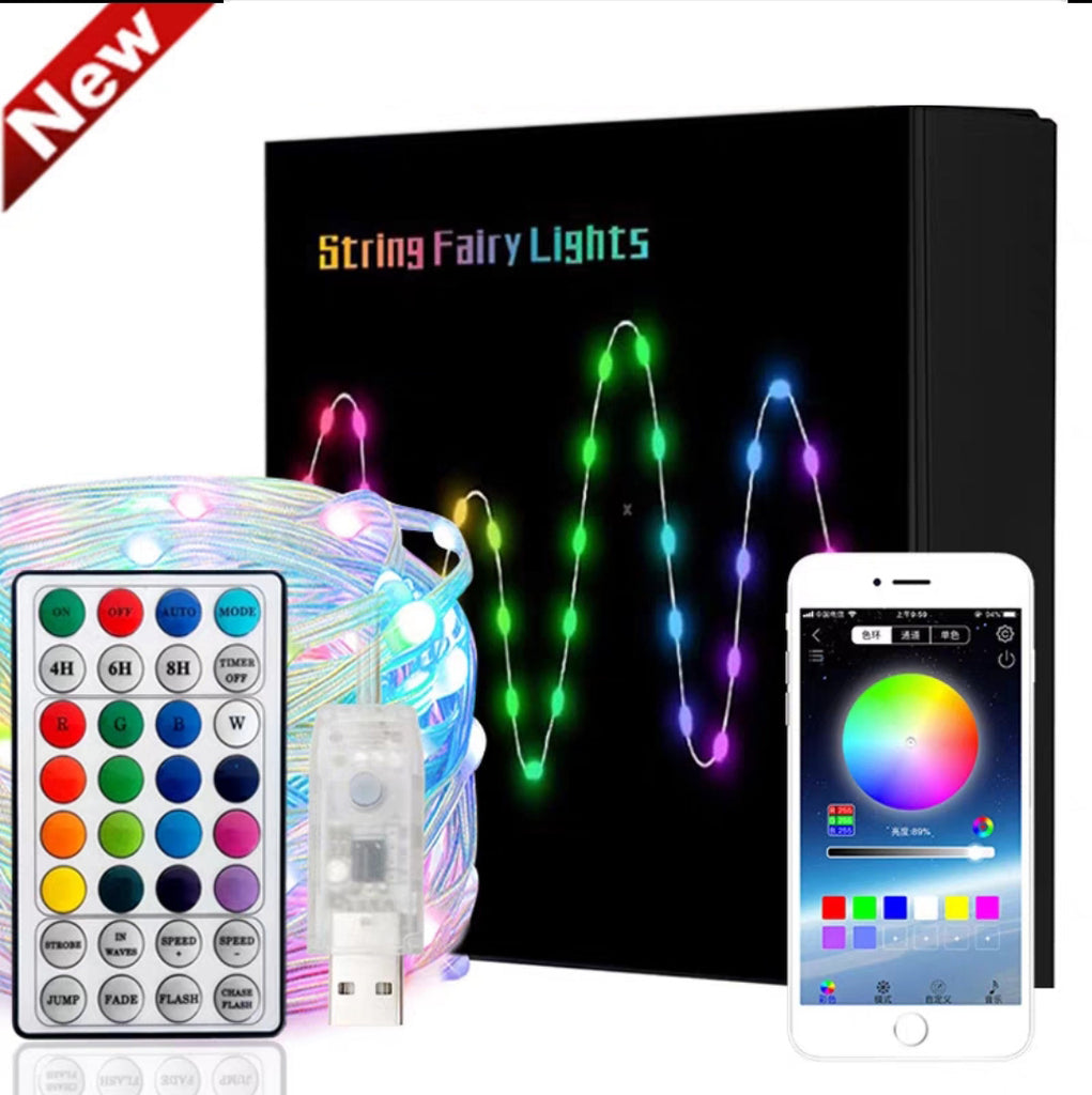 2022 New DIY Festival Atmosphere Lamp 5 Meters Lamp String