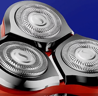 New Mini Waterproof Portable USB Men's Rotary 3-Blade Alloy Shaver High End Luxury