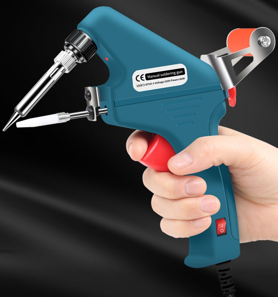 60W Hand-held Automatic Tin Feeding Welder Equipment Kit Electric Internal Heating Welding Machine Soldering Iron Machine
