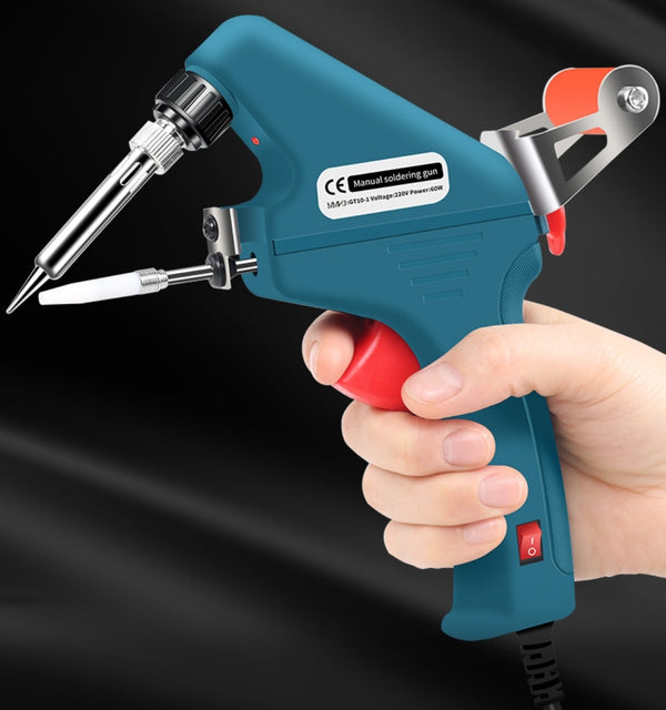 60W Hand-held Automatic Tin Feeding Welder Equipment Kit Electric Internal Heating Welding Machine Soldering Iron Machine