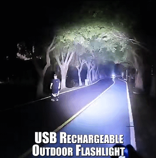 60000LM Mini Power Bank LED Tactical Flashlight 3 Modes USB Charging with Rechargeable Lithium battery Waterproof Camping Hiking