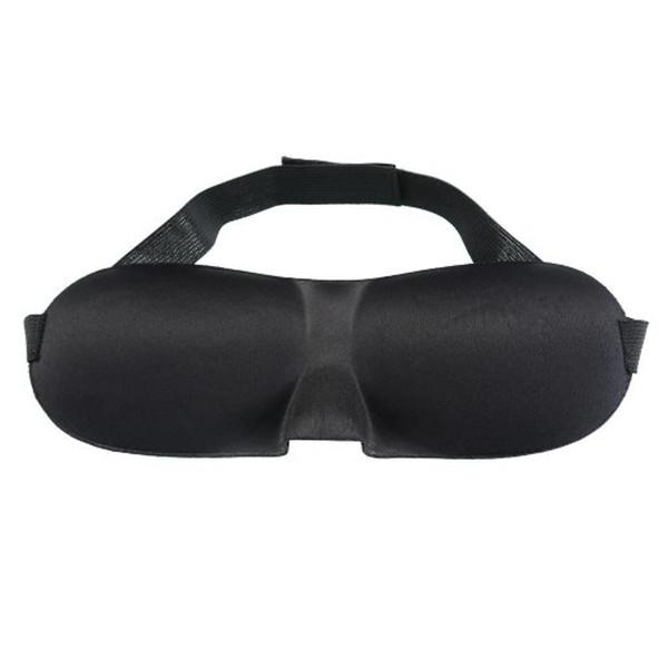 Travel Portable Soft 3D Eye Mask Cover Adjustable Head Strap Eye Patches
