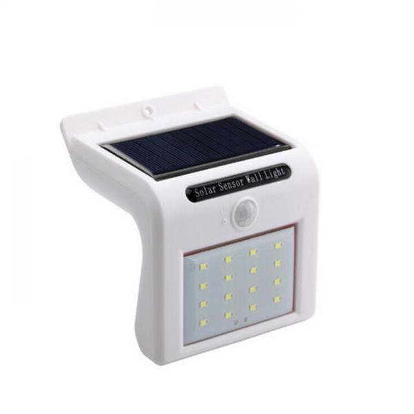 Solar 16 LED PIR Motion Light Sensor Wall Lamp Waterproof Outdoor White