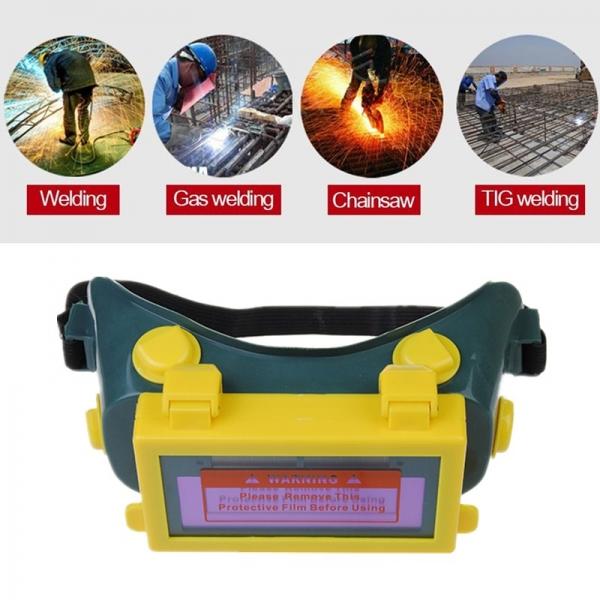 Solar Auto Darkening LCD Welding Goggles Helmet Mask Welder Eyeshade