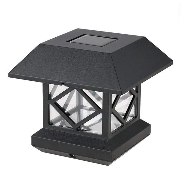 Solar Column Headlight Fence Fence Lamp IP65 Rainproof Household Fence Courtyard Lamp Street Garden Waterproof Outdoor Home Lamp