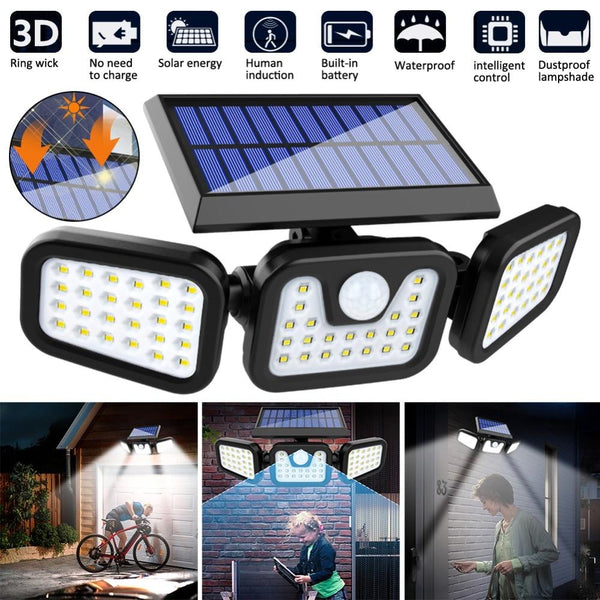 Foldable Solar Light Outdoor  Wall Lamp PIR Motion Sensor Garden Solar Lamp Sunlight Powered Waterproof Energy Saving Street Light