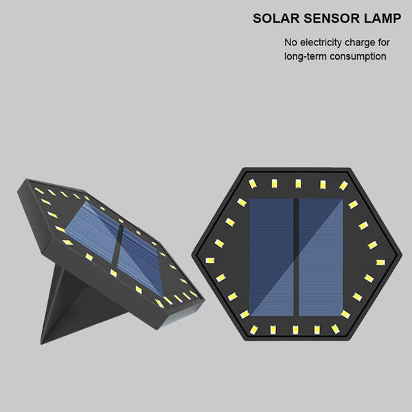 Solar Outdoor Light Waterproof Powered Ground Light Garden Pathway Deck Lights Landscape Solar Ground Light Solar Charging