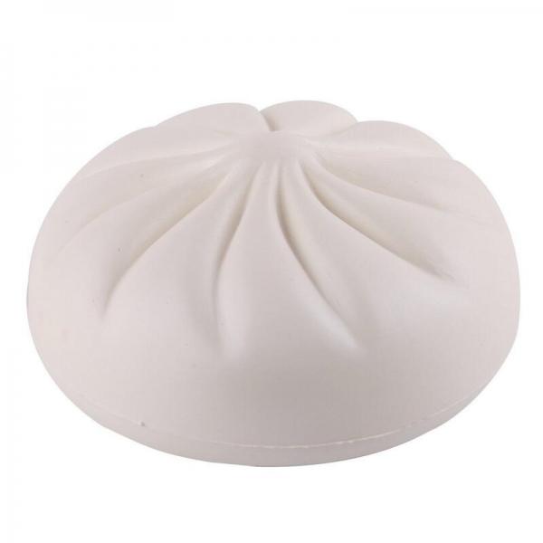 SquishyFun 13cm Kawaii Steamed Buns Squishy Original Packaging Slow Rising Food Collection Decor Toy - White