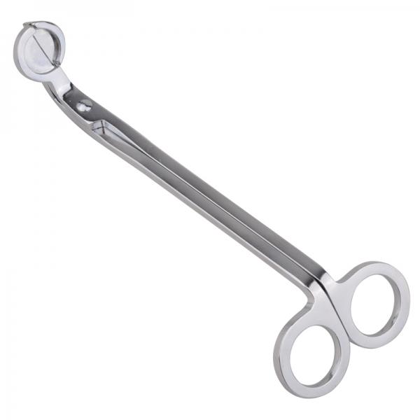 Stainless Steel Candle Wick Trimmer Oil Lamp Cutter Scissors Snuffers - Silver