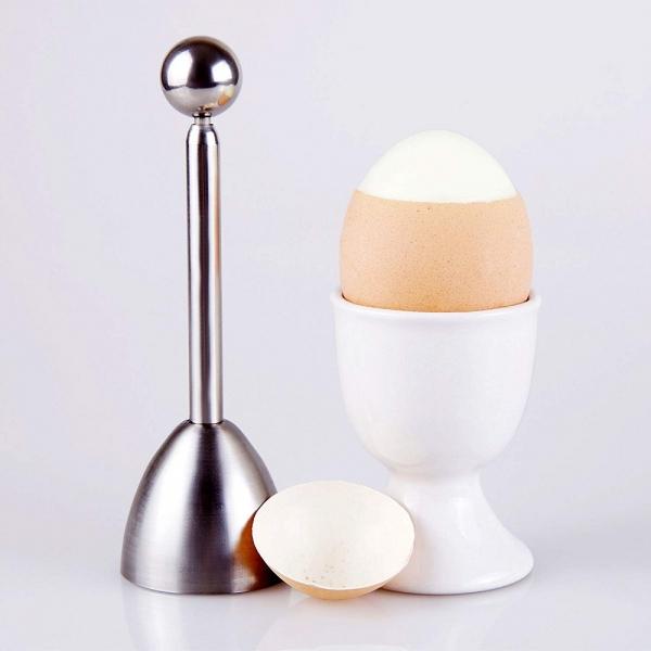 Stainless Steel Egg Shell Opener Topper Cutter Cracker Knocker Kitchen Cooking Tools