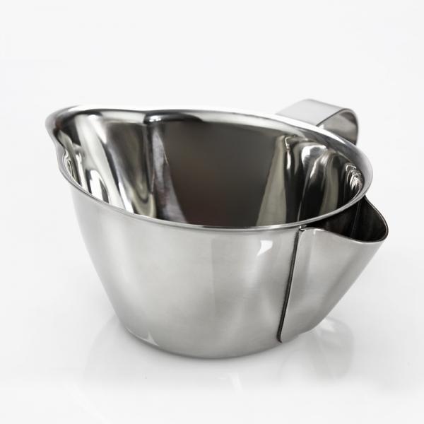 Stainless Steel Kitchen Oil Filter Bowl Soup Fat Separator Strainer Cooking Tool - S