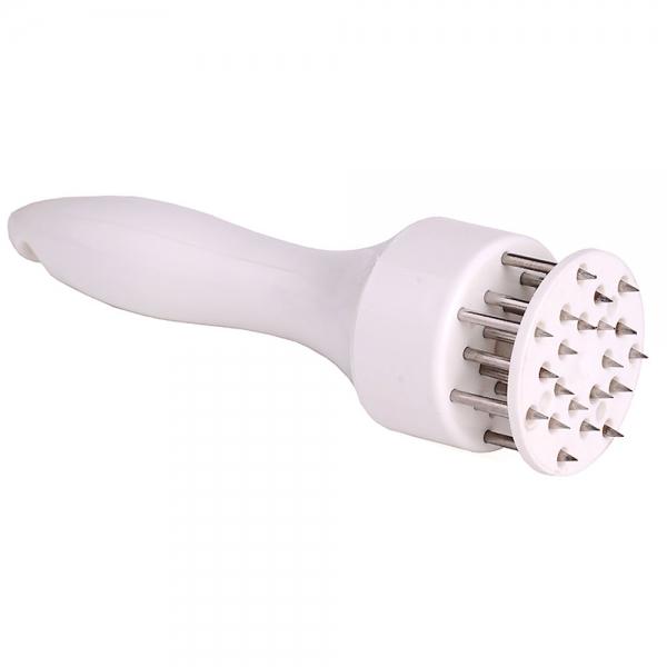 Stainless Steel Meat Cooking Tenderizer Tool 48-Needle Knife White