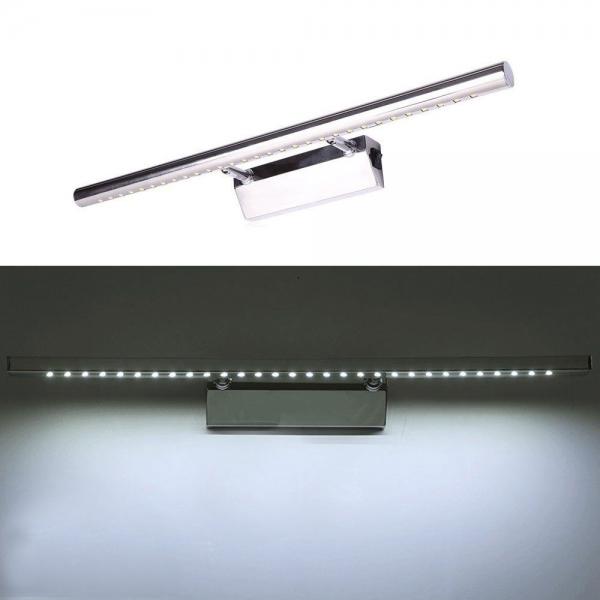 Stainless Steel Waterproof LED Make-up Wall Mirror Light 7W White Light