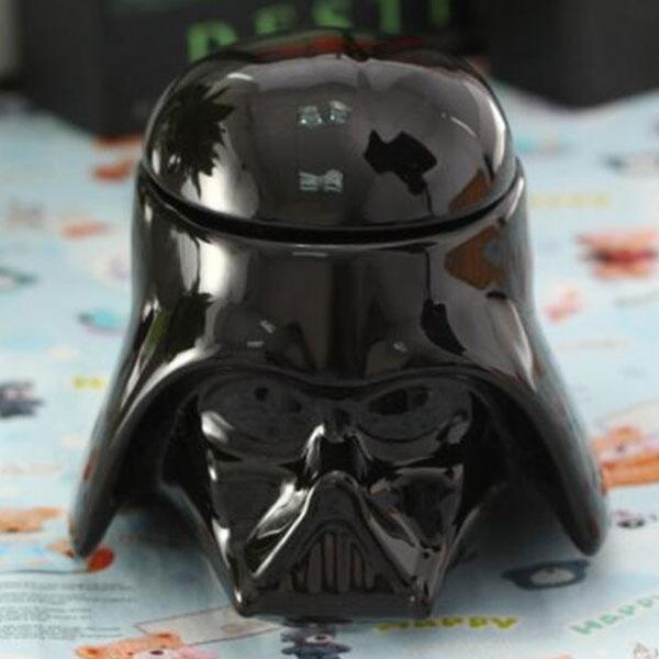 Star Wars Darth Vader Knight Storm Trooper Helmet Mug Ceramic Cup Black