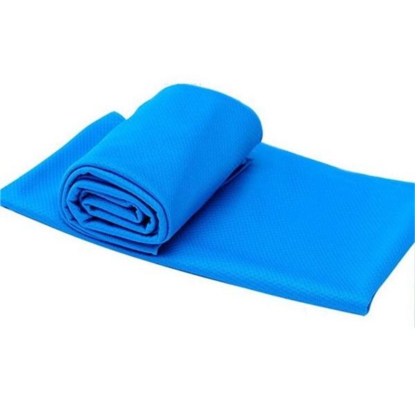 Summer Ice Towel UPF50+ UV Protection PVA Cooling Sports Towel 85*30cm Sky Blue
