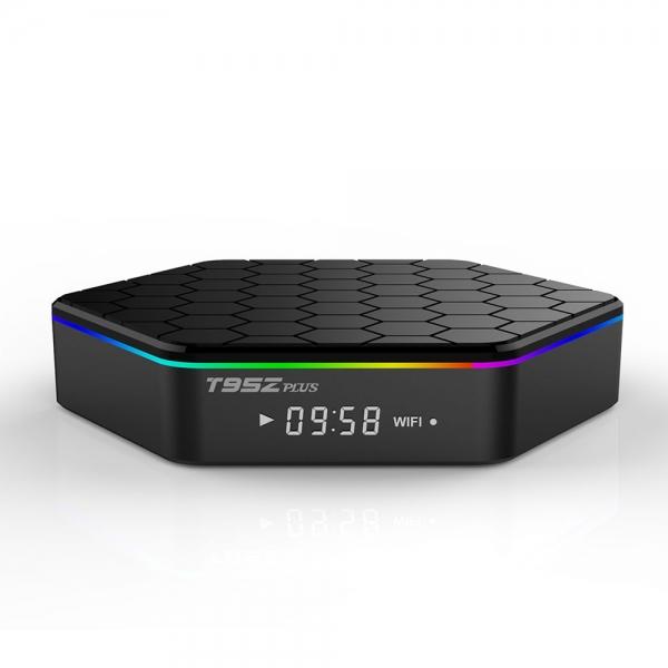 T95Z Plus Amlogic S912 Octa-Core TV Box Player - UK Plug, Black