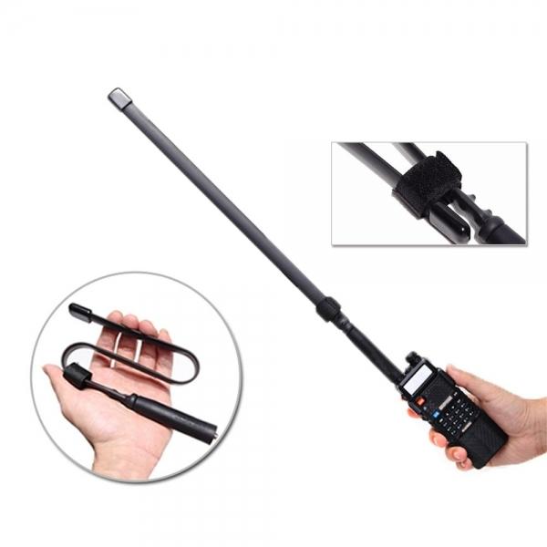 Tactical Antenna SMA-Female Dual Band VHF UHF 144MHz 430MHz for Baofeng UV-5R UV-82 GL