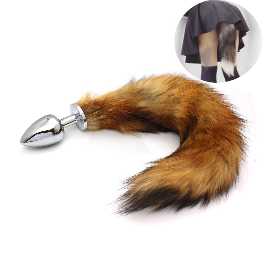 Frisky Fox Tail Anal Plug, Butt Plug BDSM Toys