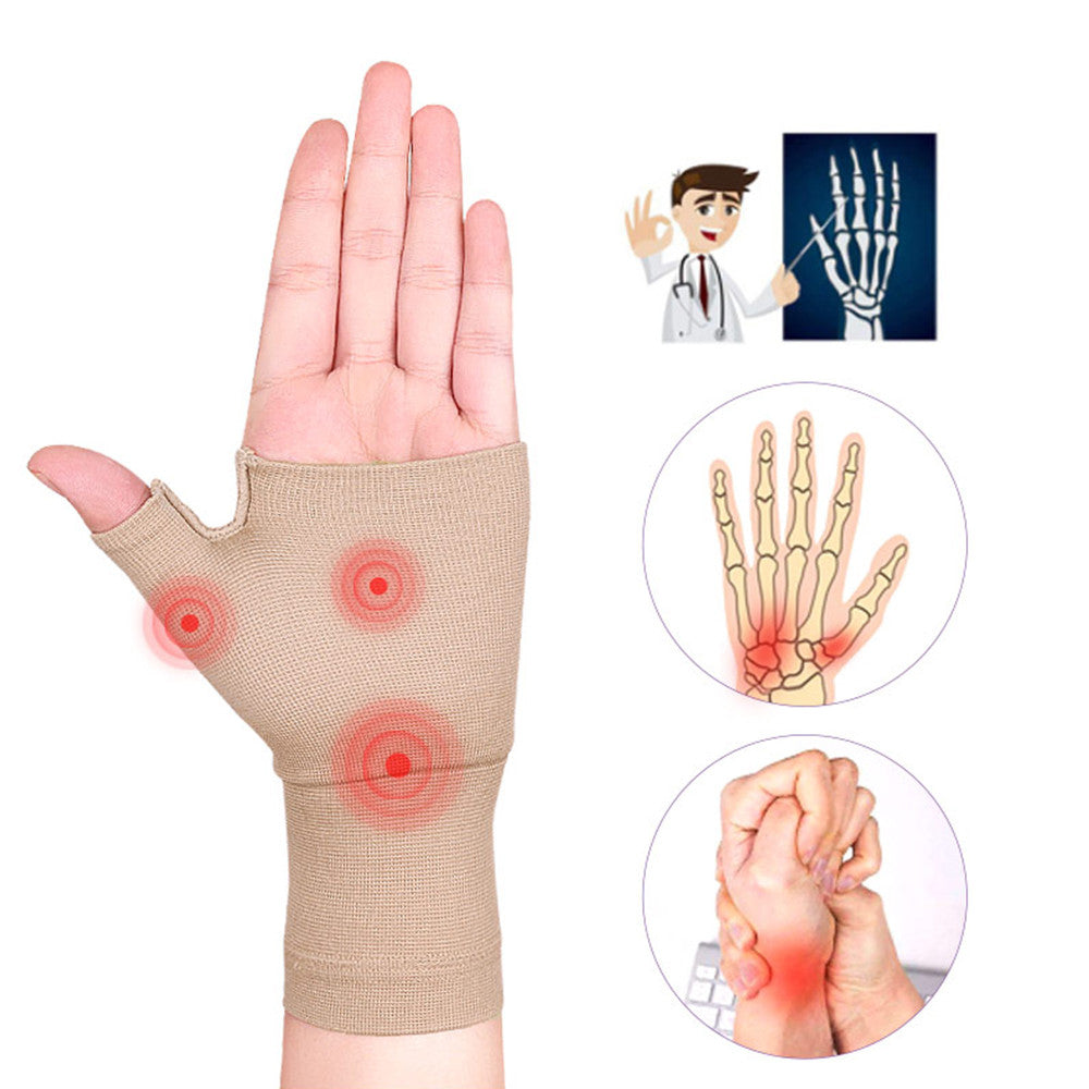 1pairs Compression Wrist Thumb Band Belt Carpal Tunnel Hands Wrist Support Brace Strap Sleeve Golf Tenosynovitis Arthritis Gloves