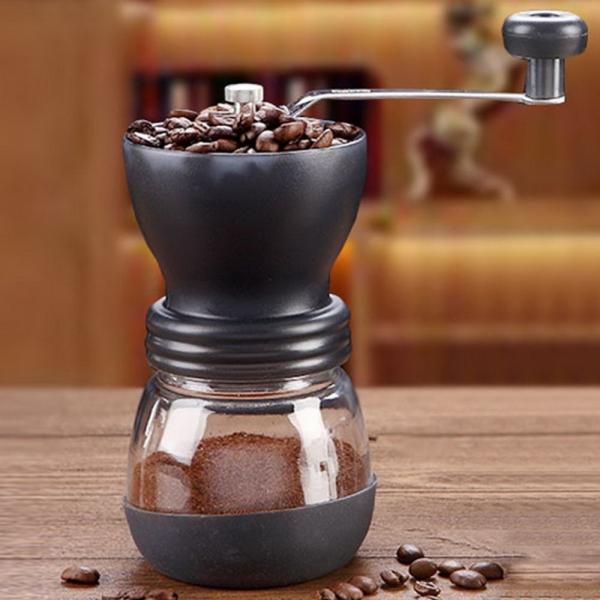 The Kitchen Paradise Best Manual Hand Coffee Grinder Mill - Black