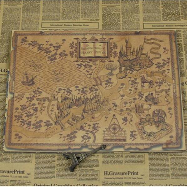 The Song of Ice and Fire Game of Thrones Map Vintage Retro Decorative Frame Poster Wall Stickers Posters Home Bar Decor Gift 42 x 30 cm