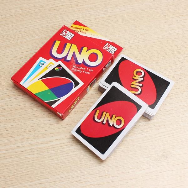 UNO Card Game Playing Card Family Friend Travel Instruction Multicolor