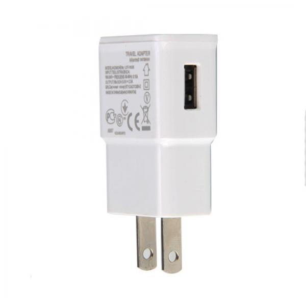 USB 5V 2A Mobile Tablet Travel Compact Portable Charger White