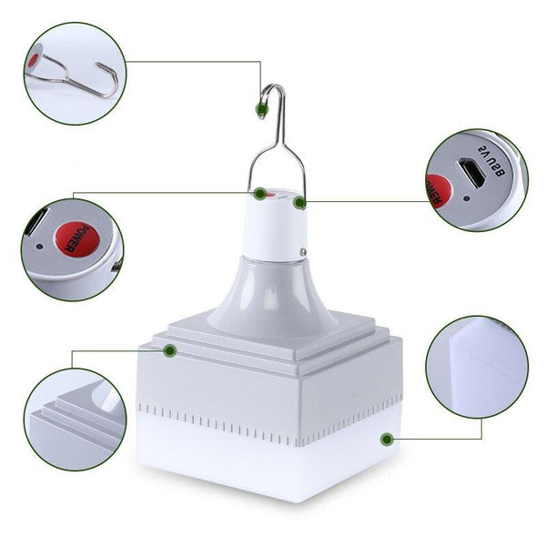 USB Charging Square LED Bulb 5V 30W 60W 90W 120W 150W Portable Outdoor Bulb Night Market Stall Lamp Home Lighting