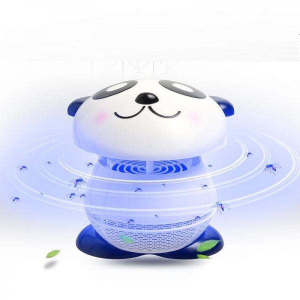 USB Plug Household Electronic Panda Anit Mosquito Repellent LED Light Airflow Photocatalyst Mosquito Killer Lamp Fly Bug Insect