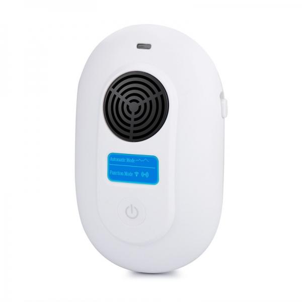 Ultrasonic Pest Repeller Electronic Pest Control Insert Repeller with LCD Screen Safe and Environment-friendly Pest Repellent White