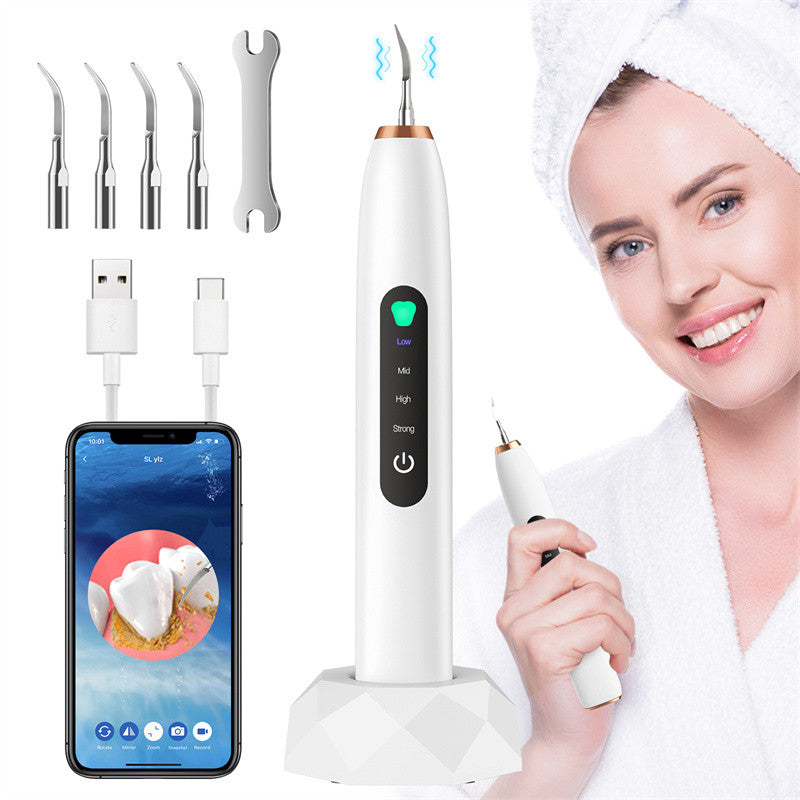 Visual Ultrasonic Tooth Cleaner dental calculus remover high-definition vision tooth cleaner electric oral irrigator tooth whitening