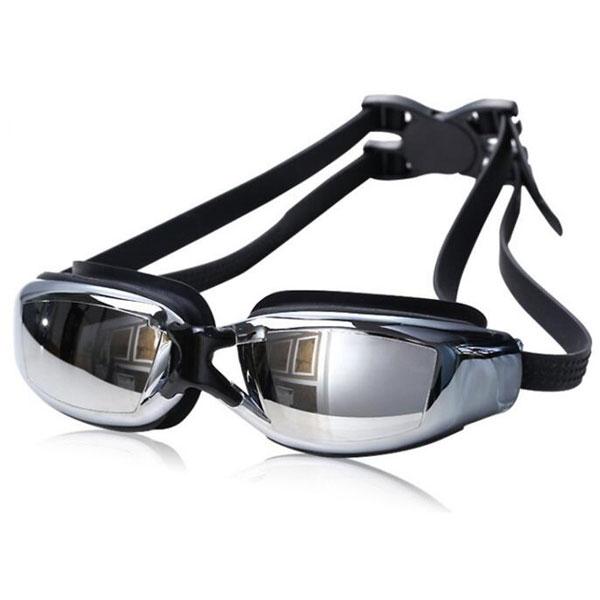 Unisex Anti-fog Waterproof UV Protection Goggles Swimming Glasses Black