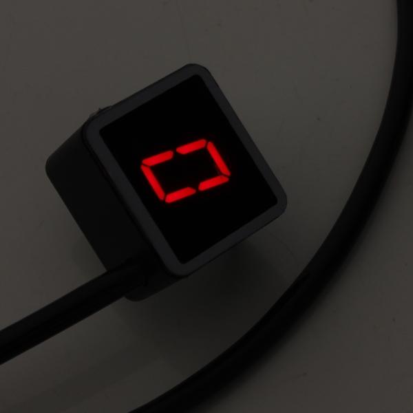 Motorcycle LED Display Digital Gear Indicator Shift Level Sensor Red