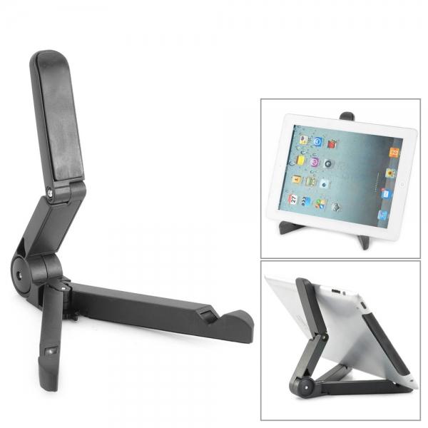 Universal Multi Angle V-shaped Holder Stand for Tablet PC & Cellphone Black