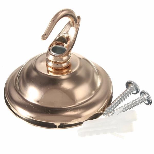 Vintage Ceiling Rose Hook Plate Holder For Light Fitting Chandelier Lamp - French Gold