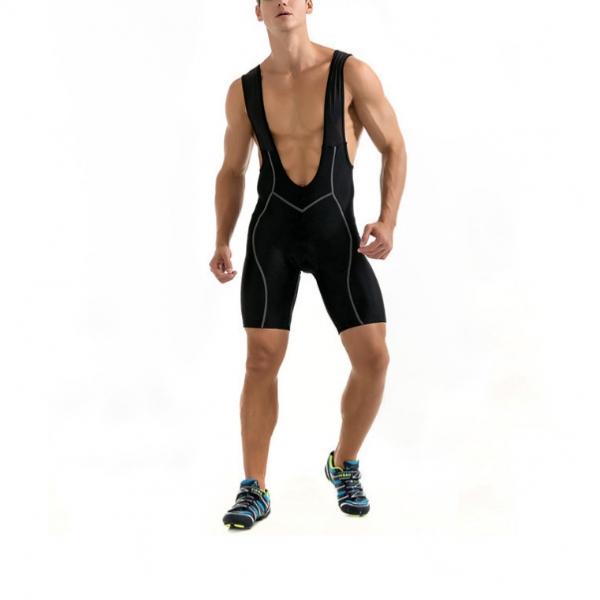 WOSAWE Men's Cycling Bib Shorts Pants Bicycle Bike Vest Shorts Clothes Cycle Wear Clothing Sponge Cushion Pad Braces Tights - L