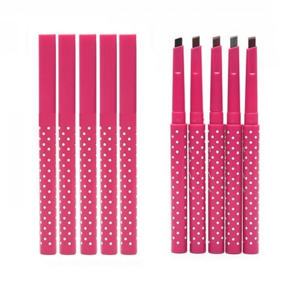 Waterproof Sweatproof Long-lasting Auto Rotating Eyebrow Pencil #2 Coffee