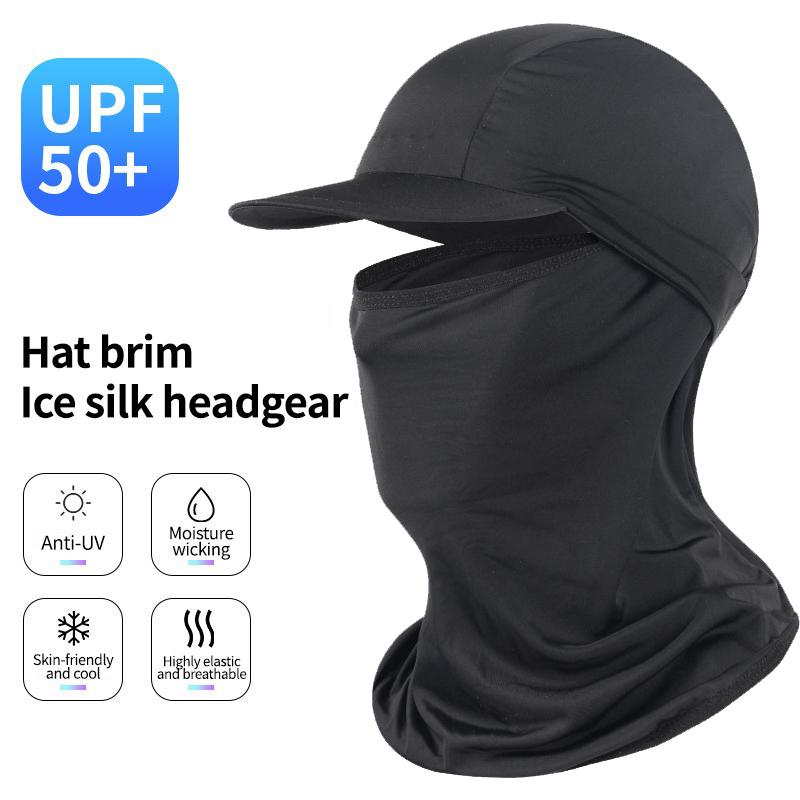 Summer Ice Silk Sports Hat Bike Face Scarf Bicycle Cap UV Protection Man Woman Cycling Bandana Headband Motorcycle Headgear