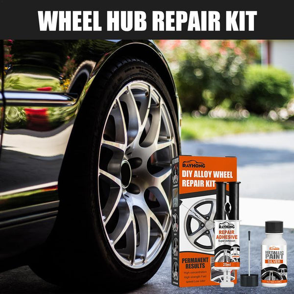 Wheel Repair Adhesive Kit Effective Alloy Wheel Repair Kit Silver Whee ...