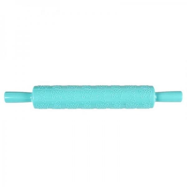 Wilton Butterfly Shape Rolling Pin for Baking Pastry Fondant Embossed Mold #7