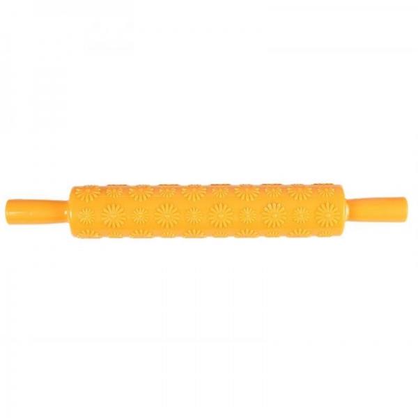 Wilton Rolling Pin Sunflower Shape Baking Stamping Tool Fondant Embossed Mold #5