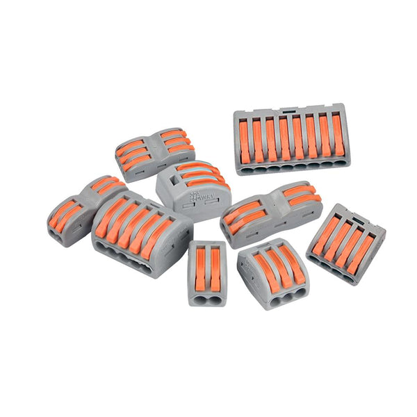 Wire Connector PCT-212 213 214 215 218 SPL-2 3 Universal Terminals 0.08-2.5mm Push-in electrical terminals for cable Connection