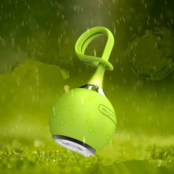 Wireless Waterproof Bluetooth Speaker 4.0 TF card Mini Portable Speakers 300mAh Outdoor Bicycle MP3 Player Green