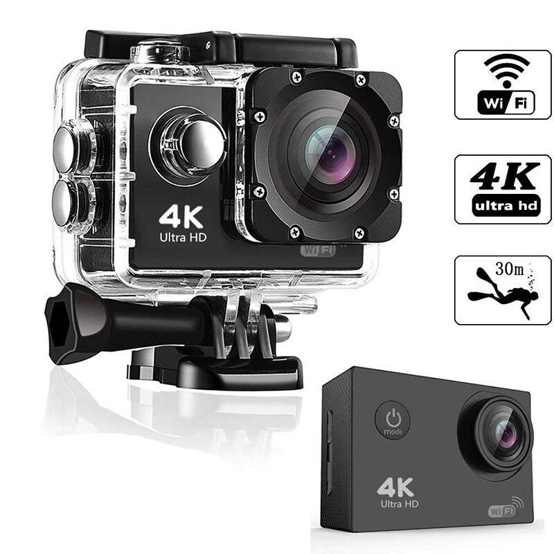4K Action Camera WiFi Full HD 1080p Waterproof Underwater Video Recording Camera Sport Camera 2.0 inch Outdoor Camcorders