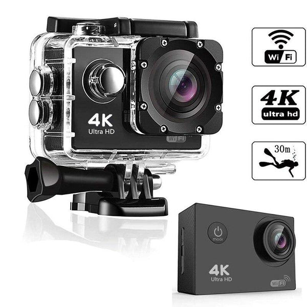 4K Action Camera WiFi Full HD 1080p Waterproof Underwater Video Recording Camera Sport Camera 2.0 inch Outdoor Camcorders